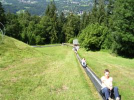 Sommerrodelbahn beim Alpengasthof Hochlenzer